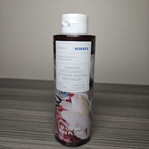 Korres Grecian Gardenia Renewing Body Cleanser 250ml 8.45oz new sealed